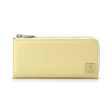 【PORTER INTERNATIONAL】復古品味 MORI系列 長夾(鵝黃色)