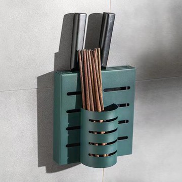 IDEA  鐵藝壁掛刀架筷子收納筒/收納架