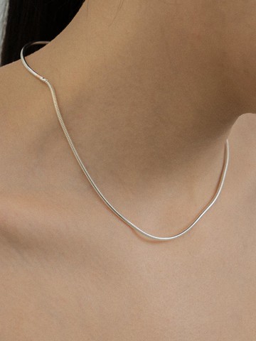 Silver 925 Toggle Line Necklace