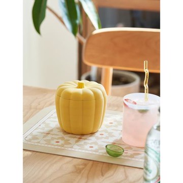 肆月創意南瓜冰塊模具家用級食品硅膠冰格冰桶帶蓋大容量制冰神器