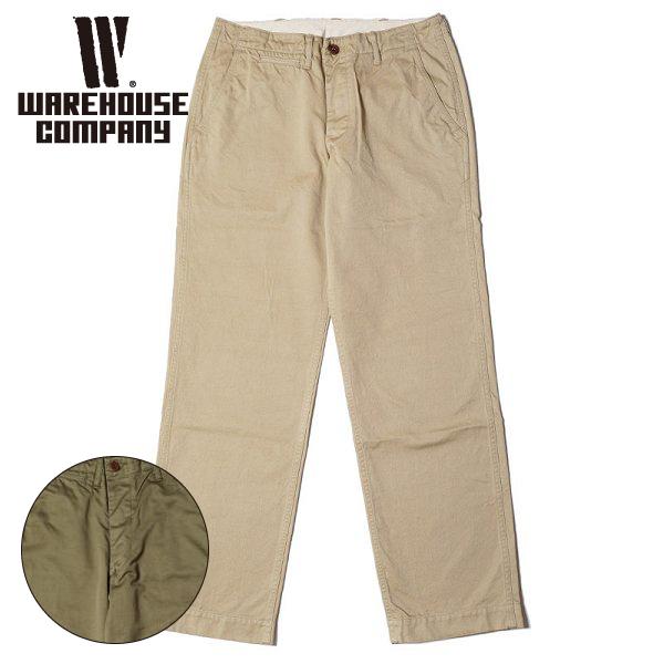 WAREHOUSE[ウエアハウス] チノパン 1082 CHINOES (ベージュ NON-WASH) 送料無料 代引き手数料無料