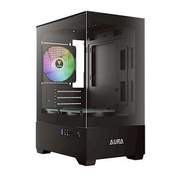 GAMDIAS機殼 AURA GC9M ARGB黑 MATX
