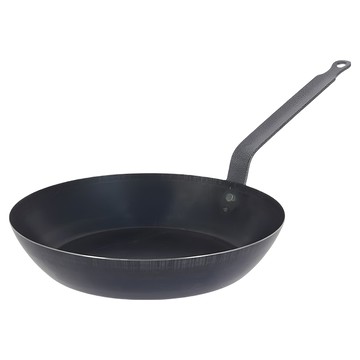 de Buyer 畢耶 原礦里昂系列 平底極輕炒鍋 0.6kg  24cm  1個