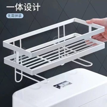 優選好物 | 馬桶水箱置物架 免安裝 浴室置物架 浴室收納 多層儲物架 厠所置物架 免打置物架 麵紙收納架 沐浴乳置物架