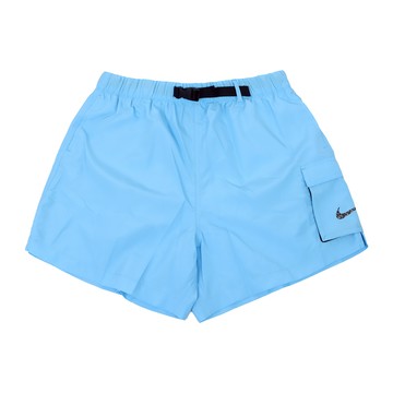 [ACS] Nike 短褲 Voyage Cover-Up 女款 藍 黑 Swim 泳裝 泳褲 可條腰帶 拉鍊口袋 游泳 NESSE321-486