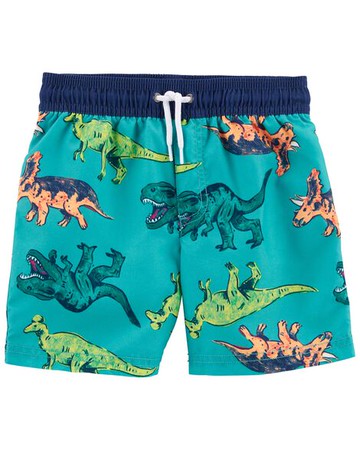 Toddler Dinosaur Swim Trunks