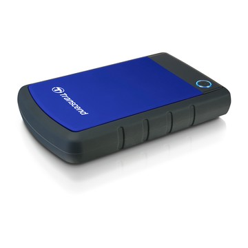 Transcend 4TB StoreJet 25H3 軍規防震2.5吋USB3.1行動硬碟-寶石藍 (TS4TSJ25H3B)