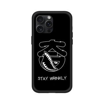 iPhone 15 Pro Max Mod NX 黑 - KID - STAY WRINKLY-鯊魚KID款