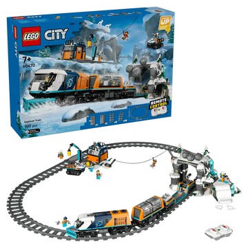LEGO 樂高 城市系列 探險家的北極特快車 Explorers' Arctic Polar Express Train 60470  1盒