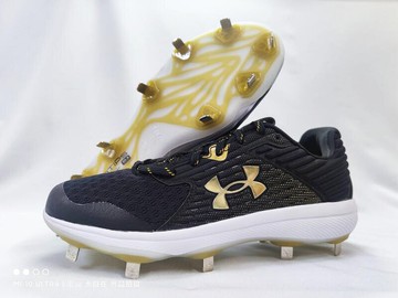 UA UNDER ARMOUR  棒球鞋 棒球釘鞋 鐵釘 低筒 黑金Yard系列 3022999-006 大自在