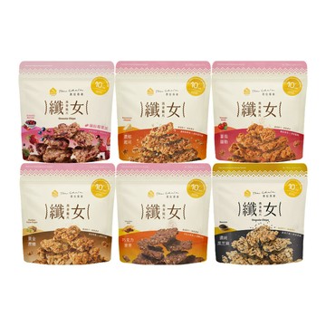 【蝦皮直營】The Chala 蕎拉燕麥 纖女燕麥脆片/6口味/蔗糖/蕃茄羅勒/起司/芝麻/巧克力麥芽/莓果派