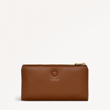 Radley London Womens Leather Mallow Street Large Bifold Wallet - Brown Large