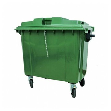 四輪回收托桶 垃圾子車 1000L 綠色 / 台 GB-1000（此為訂製品，確認訂購後無法退換貨）【APP滿額下單4%點數(單一帳號最高1000點)】7/31止