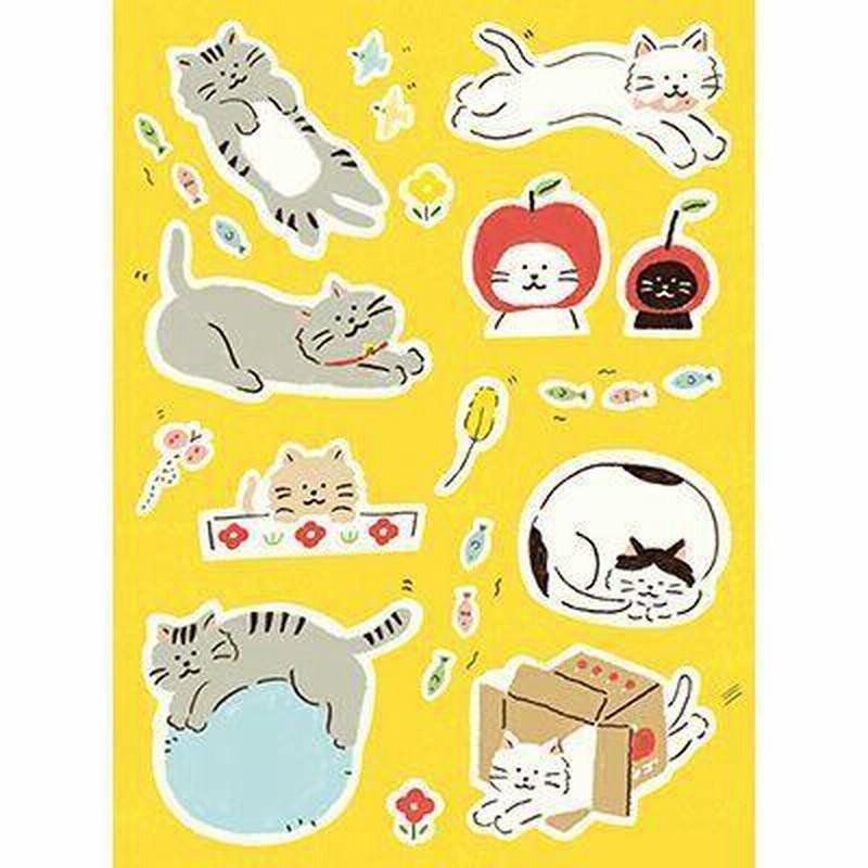 古川紙工 わたしびより チョキチョキペーパー ねこ 切り貼り