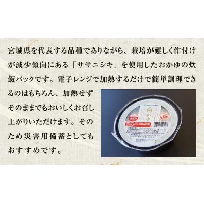 ふるさと納税 石巻市 おかゆパックご飯12個入×1ケース