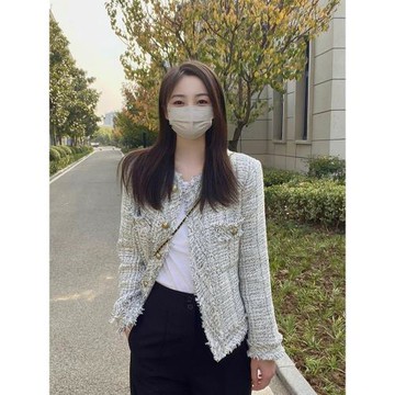 氣質名媛小香風外套女2025新款秋冬小個子法式高級感炸街短款上衣