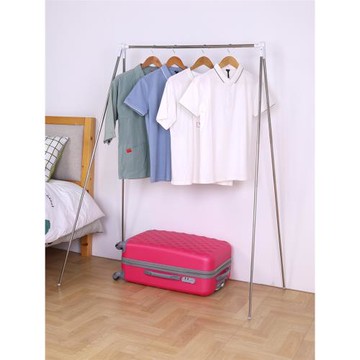不銹鋼晾衣架落地折疊室內陽臺伸縮晾衣桿出差旅行便攜式晾曬衣架