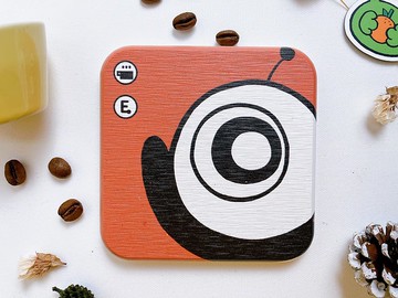 【療癒珪藻土杯墊】單眼怪