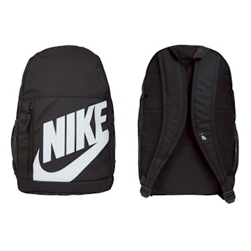 NIKE 大童後背包-附筆袋 雙肩包 肩背包 旅行包 HJ4186-070 墨灰橘白