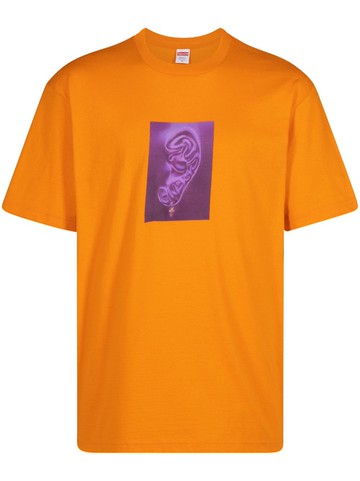 Supreme - Ear graphic-print T-shirt - men - Cotton - S - Orange