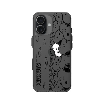 iPhone 17 Clear (相機按鈕) 酷墨灰 - 史努比 Snoopy - 滿滿的Snoopy