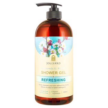 JOLLYA'RD 潔麗雅 洋甘菊&洛神花清爽沐浴露  1瓶  1L