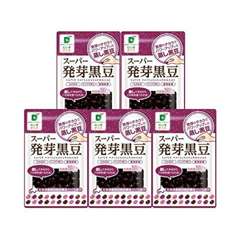 だいずデイズ スーパー発芽黒豆 70g×5袋