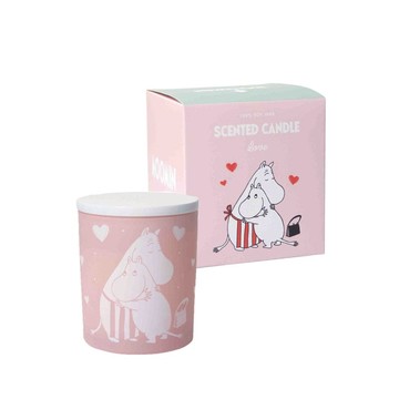 姆明/嚕嚕米擁抱蠟燭-清新亞麻