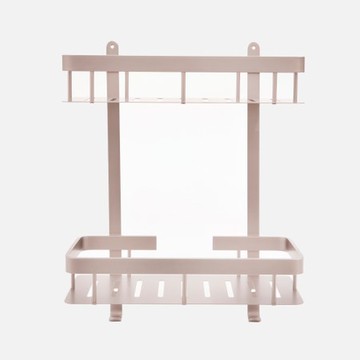 無鋁倫比雙層長形瓶罐架 槍灰色