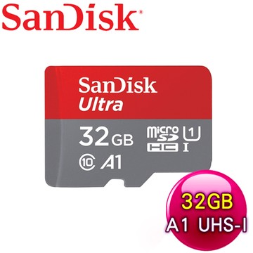 SanDisk 32GB Ultra Micro SDHC A1 UHS-I 記憶卡(120MB/s) 無轉卡