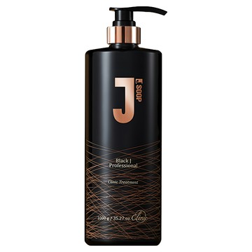 J'SOOP Black J 專業沙龍級護髮素 含水解蠶絲、水解燕窩及蜂膠提取物 適用於乾燥和受損髮質  1kg  1瓶