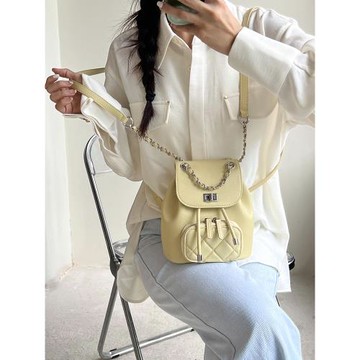 超迷你真皮雙肩包女2025新款小巧精致時髦小背包通勤出門隨身小包