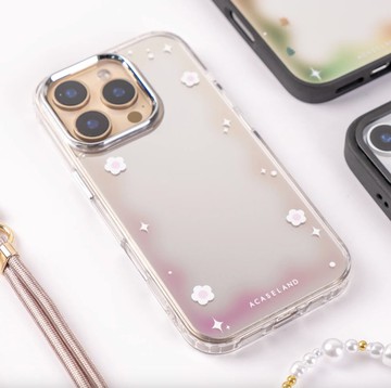 客製化 | 可愛小花魔鏡框 鏡面手機保護殻