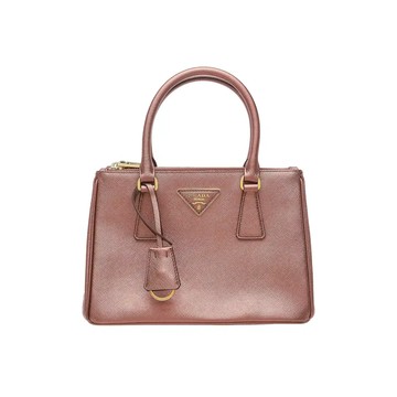 PRADA 1BA896 SAFFIANO 耐刮皮革手提包殺手包 / 小號 / 珍珠光澤炫彩粉色