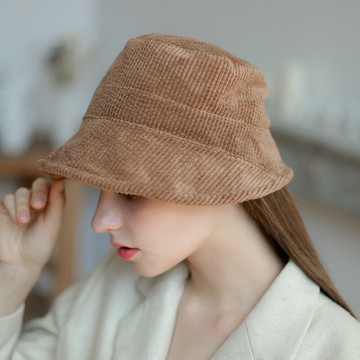 帽子女秋冬季百搭夏季薄款燈芯絨漁夫帽新款秋季網紅時尚春秋