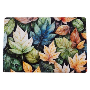 軟式珪藻土踏墊  楓葉 多色  40 x 60cm  2個