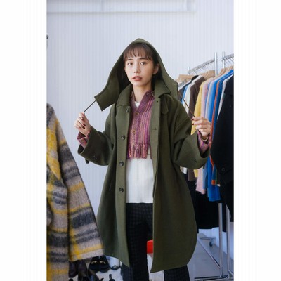 【新品】BEAMS BOY＊ポリエステル メルトンデタッチフードコート BEAMS BOY ビームスボーイ ポリエステルメルトンデタッチフード