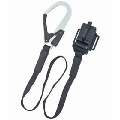 新規格 タジマ 平ロープランヤード 胴ベルト用ランヤード平ロープ縦型L1 B1FR150-TL1BK 縦型ショックアブソーバ採用 TAJIMA 265999 。