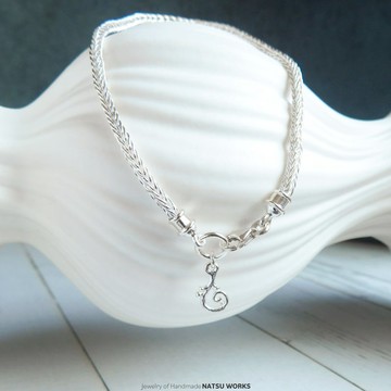 銀鍊手鍊 / Foxtail chain silver Bracelet 024
