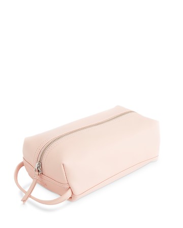 Royce New York Leather Compact Toiletry Travel Bag