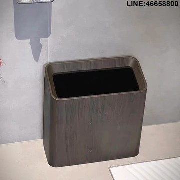 免運 開立發票 垃圾桶 北歐風木紋垃圾桶雙層家用簡約客廳臥室廚房衛生間辦公室創意紙簍