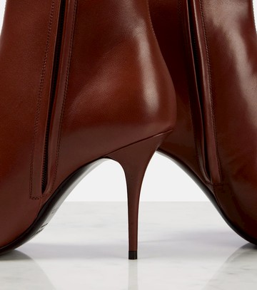 Saint Laurent Ashley 90 leather ankle boots