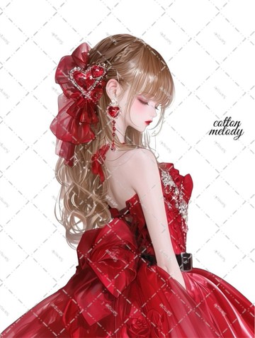 原創貼紙 no.8020 人物貼紙 原創貼紙 女孩貼紙 原創人物貼紙