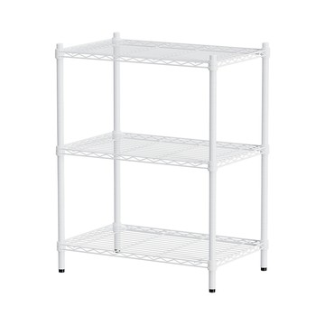【dayneeds】輕型 70x45x90公分三層烤白波浪架