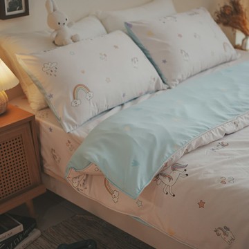 [彩虹天堂] 床包/兩用被組 新纖維萊賽爾 棉床本舖