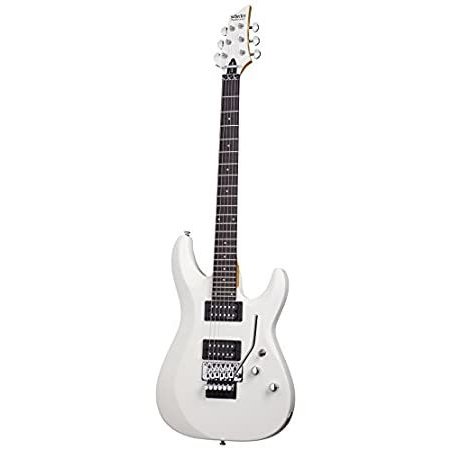 Schecter シェクター 435 Solid-Body エレキギター, Satin White エレキギター エレクトリックギター （並行輸入）