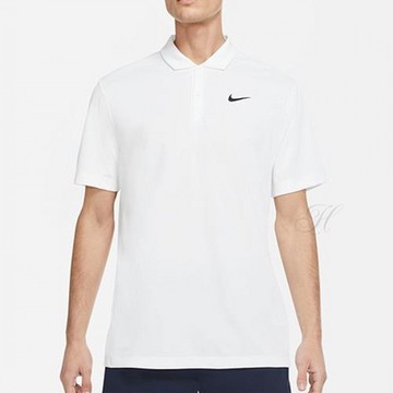 NIKE 上衣 男款 短袖上衣 POLO衫 運動 Court Dri-FIT 白 DH0858-100 (3S4051)