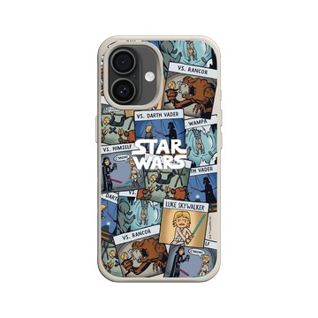 iPhone 16 SolidX 貝殼灰 - 迪士尼-星際大戰 Star Wars - 星戰角色-漫畫系列