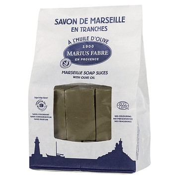 MARIUS FABRE 法鉑馬賽肥皂 橄欖油經典馬賽皂 切片  190g  5個