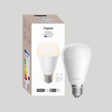 Aqara T2 雙色智慧燈泡｜支援Matter｜遠端遙控、可調亮度與色溫、支援語音助理